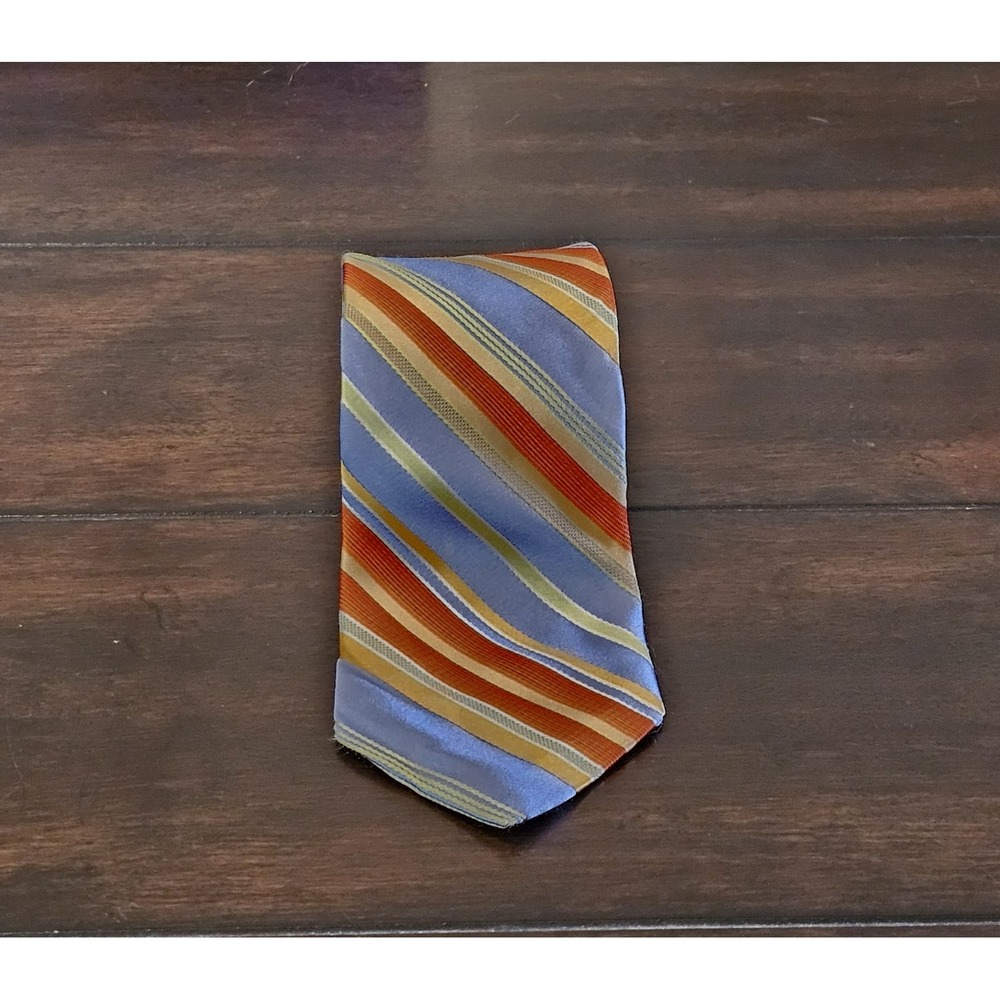 Ted Baker Silk Tie‎ Multicolor Business Striped Preppy